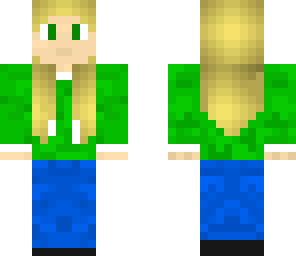 green sweatshirt girl