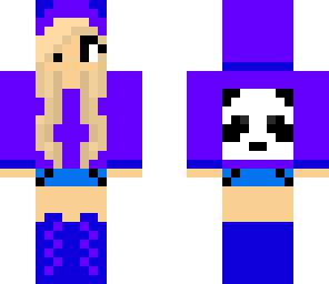 blue panda
