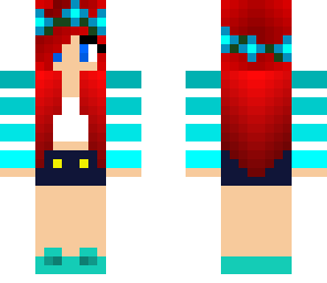 blue girl