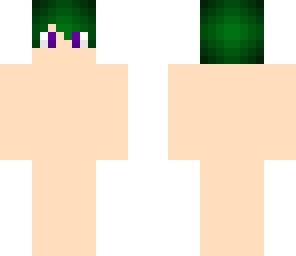 green hair person
