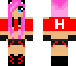 helarion skingirl pink hair