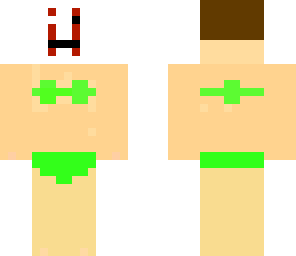 gaming skin in a bikini