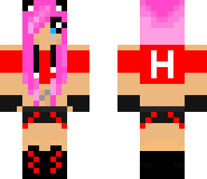helarion girlskin pink hair 2 piercing