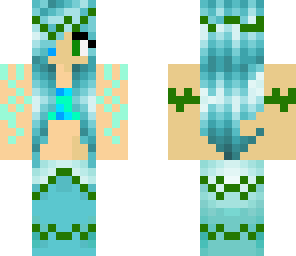 mermaid with symbols on her arm