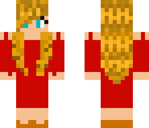 red dress
