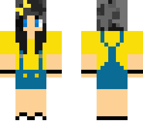 minion inspired girl