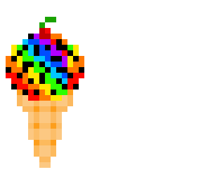 rainbow ice cream