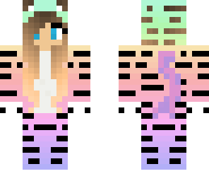 rainbow leopard girl