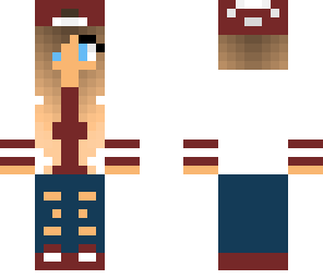 red and white snapback girl