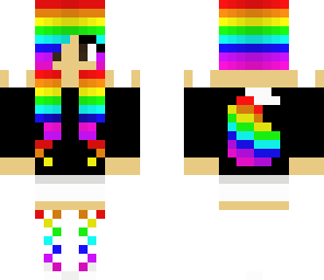 rainbow girl