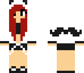 edited panda girl