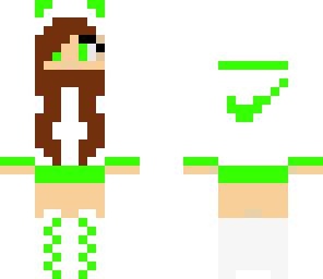 green nike girl - my first girl skin