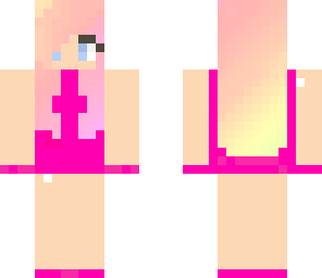 pretty girl hot pink with headphones