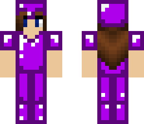 girl in purple armor