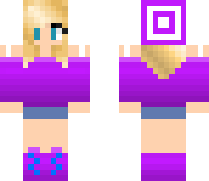 purple summer girl