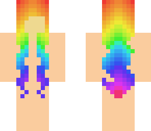 rainbow hair base