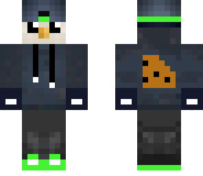 cool green cookie penguin