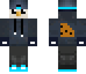 cool blue cookie penguin