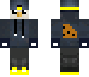 cool yellow cookie penguin