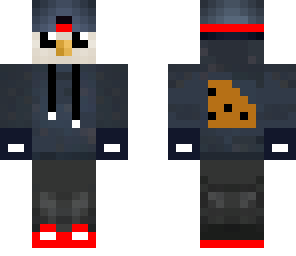 cool red cookie penguin