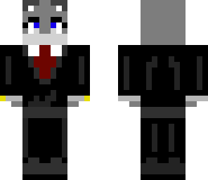 wolf spy in a tux