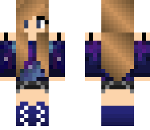 brunette galaxy girl