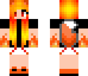 fire wolf girl