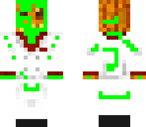 green pumpkin man