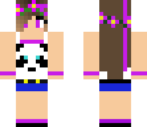 summer panda girl