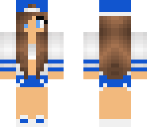 blue cute girl