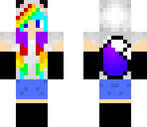 rainbow girl