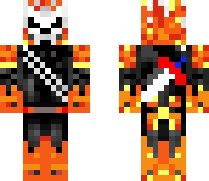 fire skeleton