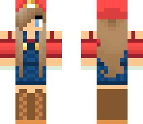 girl mario brown hair