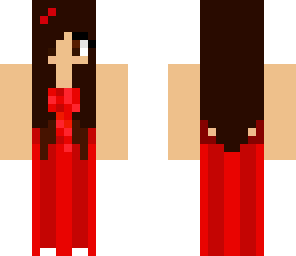 red prom dress