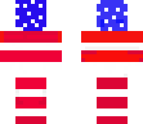 american flag man