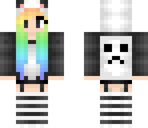 rainbow panda girl 56