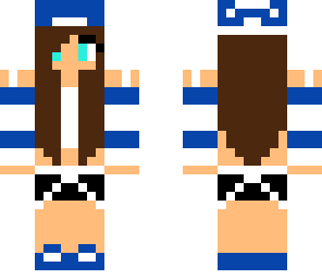 blue cute girl