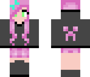 pink haired gamer