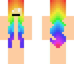 rainbow hair base