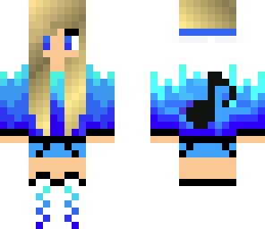 blue music girl
