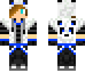 blue panda skin