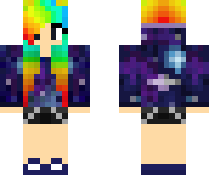 rainbow girl