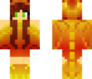 cute fire dragon girl