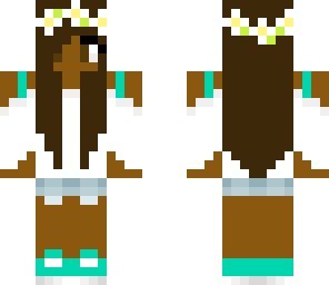 dark skin spring girl