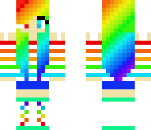 rainbow girl