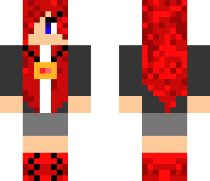 fire flame girl