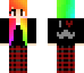 rainbow girl