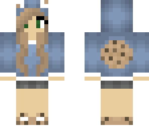 cookie girl with green eyes
