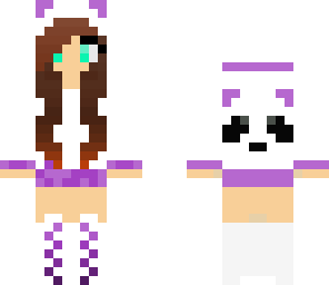 purple panda hoodie