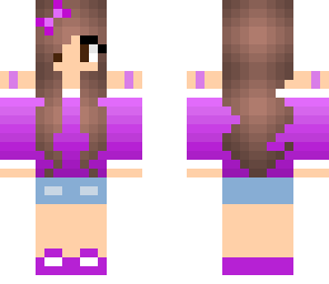 purple shirt girl
